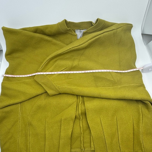 Chloe Oliver cropped heavy knit green cardigan - Picture 5 of 6
